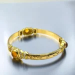 Bracelet Vintage en Diamant et Citrine