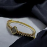Bracelet Élégant en Boules Multicolores en Or 18K