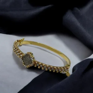 Bracelet Élégant en Boules Multicolores en Or 18K