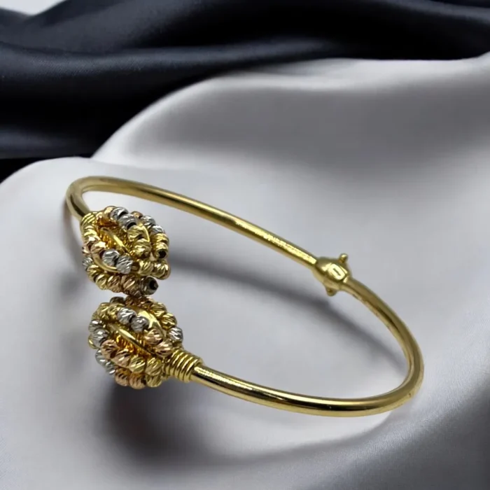 Bracelet en Boules Colorées en Or 18 Carats