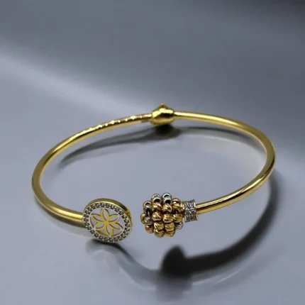 Éblouissant Bracelet en Boules Colorées en Or 18K