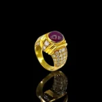 Bague Sertie Diamant et Rubis