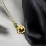 Chaîne avec Pendentif Pomme en Or 18k