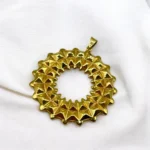 Pendentif Cercle en Or 18k