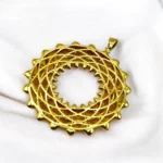 Pendentif Cercle en Or 18k