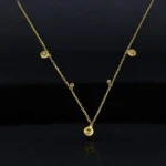 Chaîne en Or Jaune 18K avec Pendentif