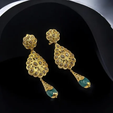 Traditionnelles Boucles d'Oreilles en Or