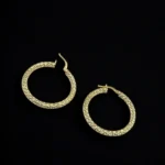 Magnifique Boucles d'Oreilles en Or