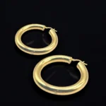 Grandes Boucles d’Oreilles en Or 18K