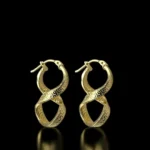 Boucles d’Oreilles Modernes en Or 18K