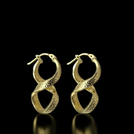 Boucles d’Oreilles Modernes en Or 18K