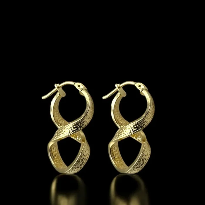 Boucles d’Oreilles Modernes en Or 18K