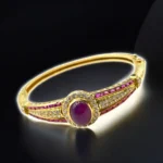 Bracelet Traditionnel en Diamant et Rubis