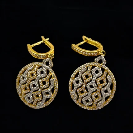 Charme Boucles d'Oreilles en Or 18K