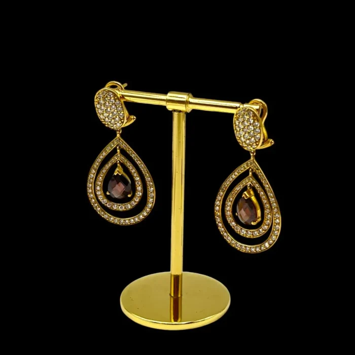 Boucles d'Oreilles Vintage en Or 18K