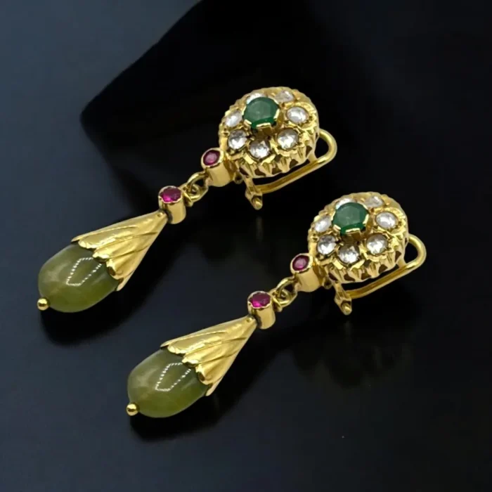 Boucles d’Oreilles Traditionnelles en Or 18K