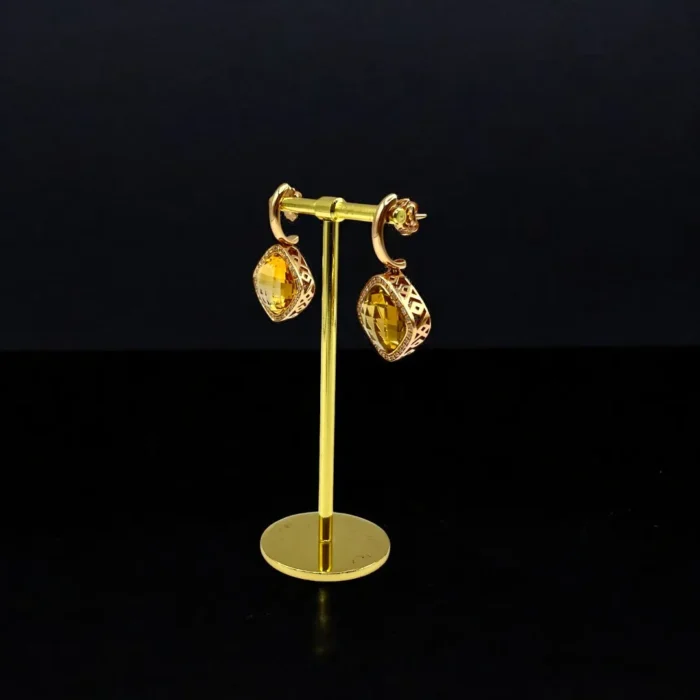 Boucles d'oreilles en or rose 18K