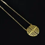 Luxueuxe Chaîne Pendentif en Or 18K