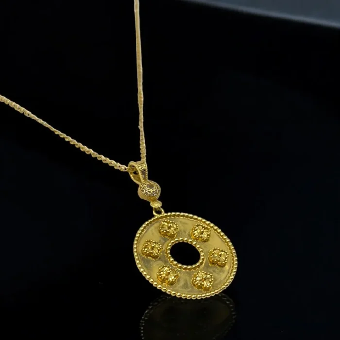 Superbe Chaîne avec Pendentif en Or 18K