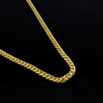 Chaîne Solide en Or Jaune 18K