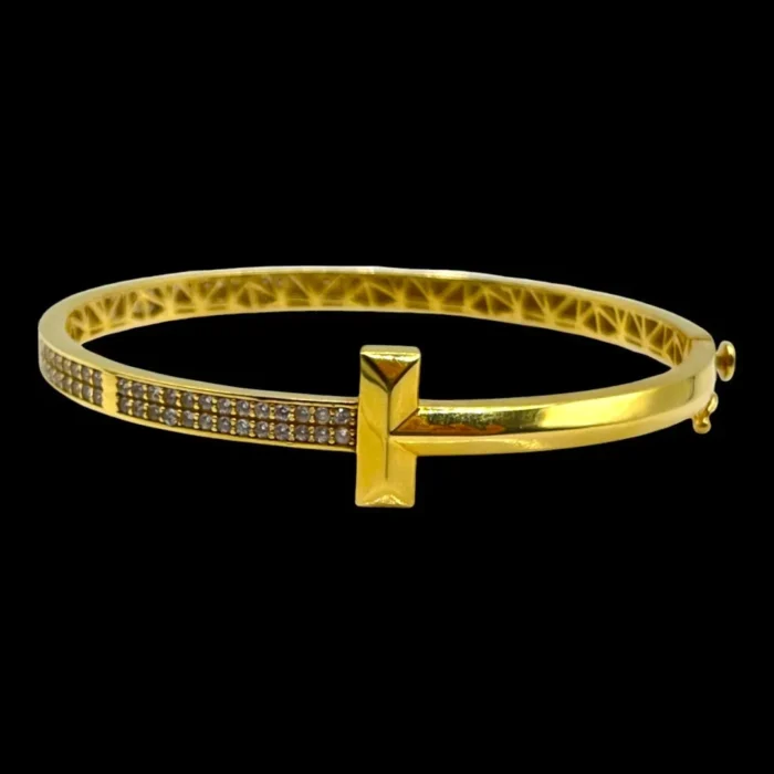 Bracelet Simple en Or Jaune 18 Carats