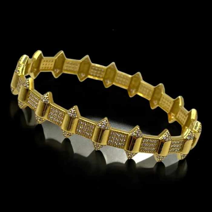 Bracelet Clôture de Jardin en Or Jaune 18K