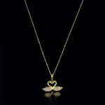 Élégante Chaîne Pendentif en Or Jaune