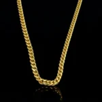 Chaîne Solide en Or Jaune 18K