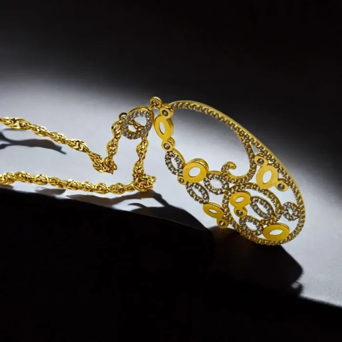Magnifique Chaîne Pendentif en Or