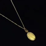 Chaîne en Or 18K avec Pendentif Ayat Al Kursi