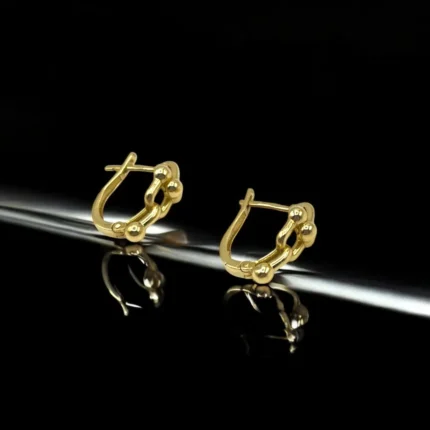 Boucles d'Oreilles Tiffany en Or 18K