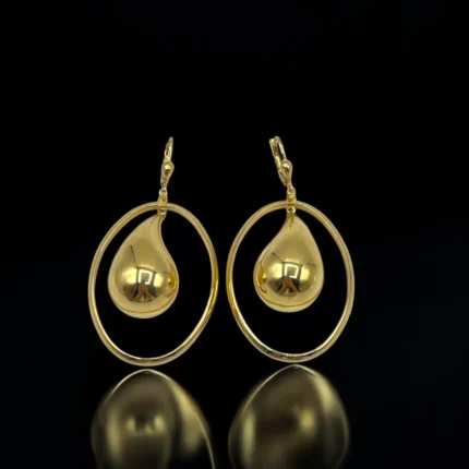 Boucles d'Oreilles Créoles en Or 18K