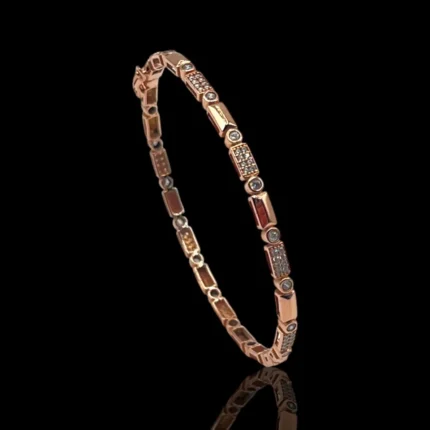 Bracelet Moderne en Or Rose 18K