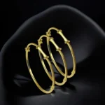 Trio Bracelets en Or Jaune 18K