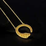 Chaîne avec Pendentif Tête de Serpent