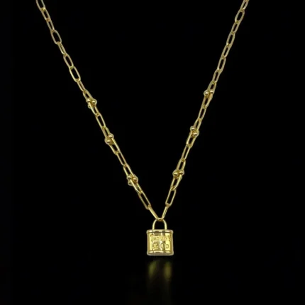 Collier Tiffany avec Cadenas en Or 18K