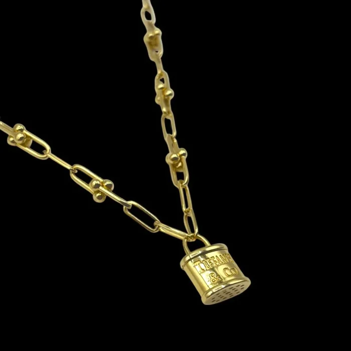 Collier Tiffany avec Cadenas en Or 18K