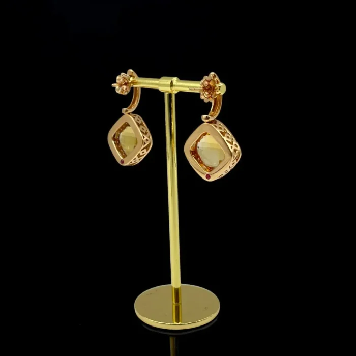 Boucles d'oreilles en or rose 18K