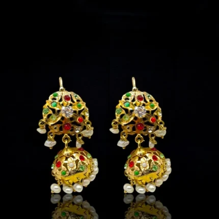 Boucles d'oreilles en or jaune 18 carat