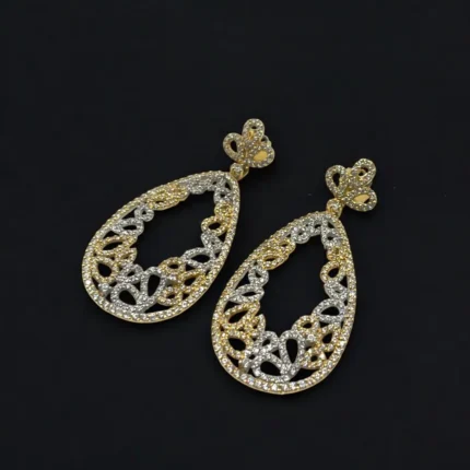 Boucles d'Oreilles Marocaines en Or 18K