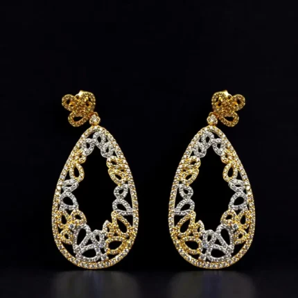 Boucles d'Oreilles Marocaines en Or 18K