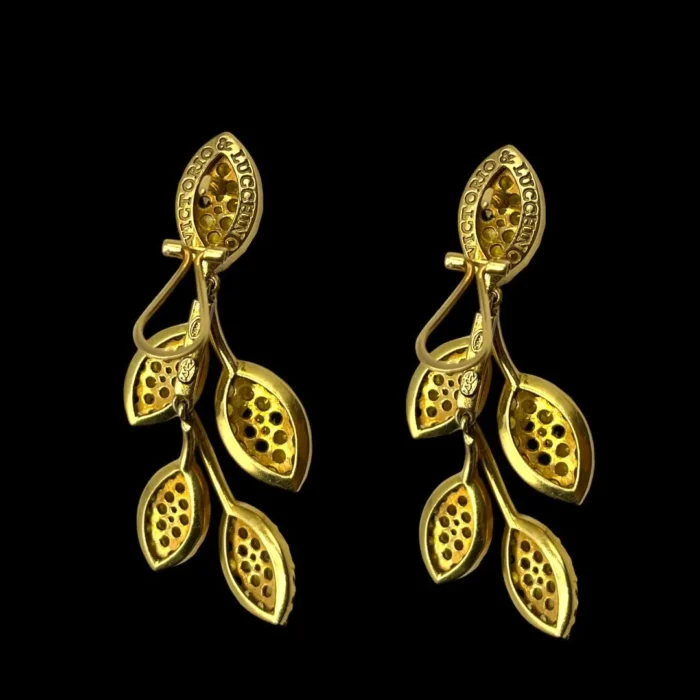 Boucles d'Oreilles en Or Jaune 18K