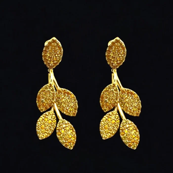 Boucles d'Oreilles en Or Jaune 18K