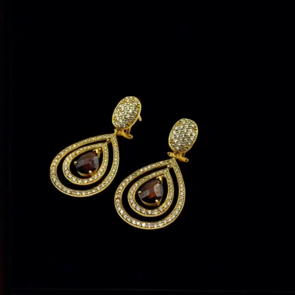 Boucles d'Oreilles Vintage en Or 18K