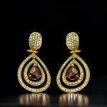 Boucles d'Oreilles Vintage en Or 18K