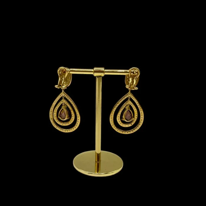 Boucles d'Oreilles Vintage en Or 18K