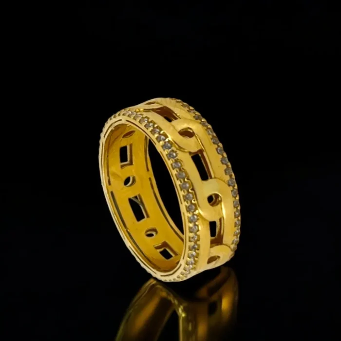 Magnifique Bague en Or Jaune 18K