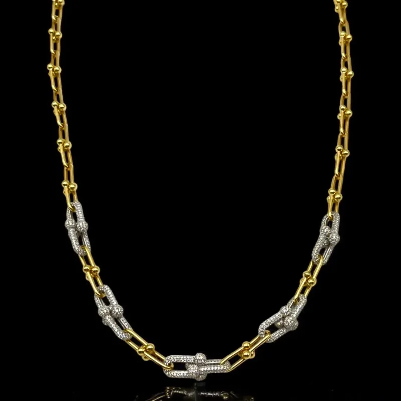 Collier Tiffany en or jaune 18k